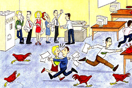 Xerox Copiers - Cartoon for Xerox dealer.
